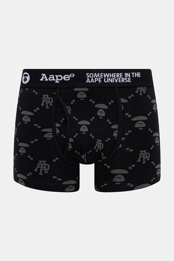 Боксери AAPE Main візерунок чорний AAPUWM5297XXN