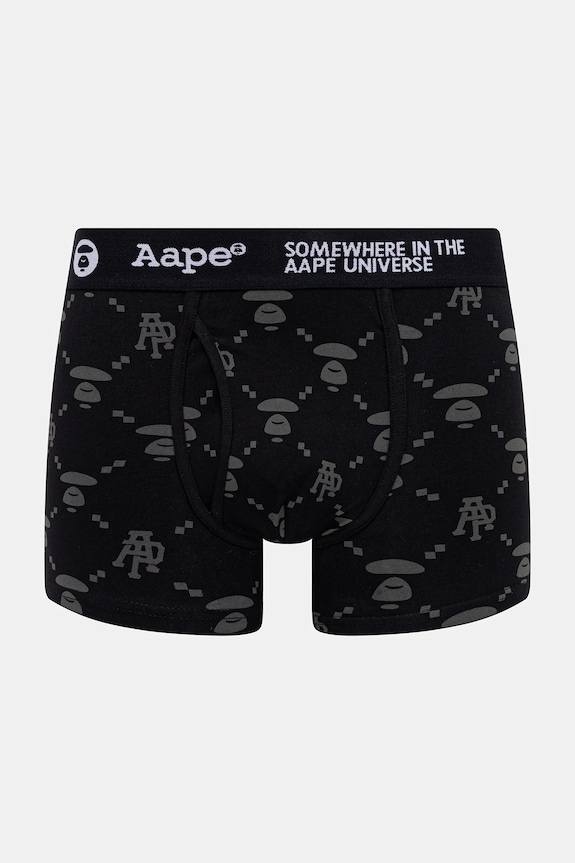 Боксери AAPE Main візерунок чорний AAPUWM5297XXN