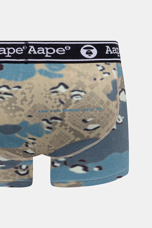 Bokserice AAPE Main AAPUWM5240XBN bež SS25