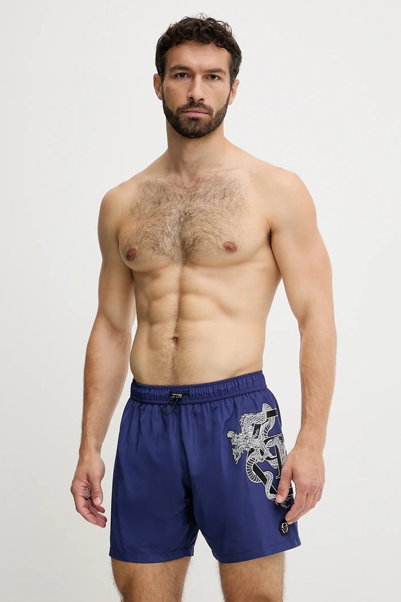 Μαγιό Philipp Plein σκούρο μπλε PM25MBM01