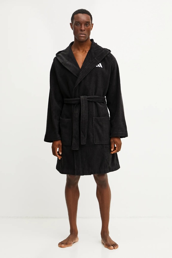 Kućni ogrtač adidas Performance JH3399 crna SS26