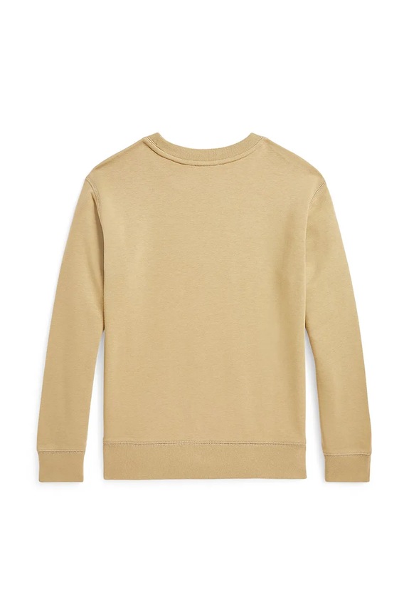 Dětská bavlněná mikina Polo Ralph Lauren 323958154002 béžová SS25