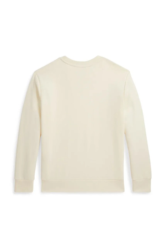 Chlapec Detská bavlnená mikina Polo Ralph Lauren 323961412001 béžová