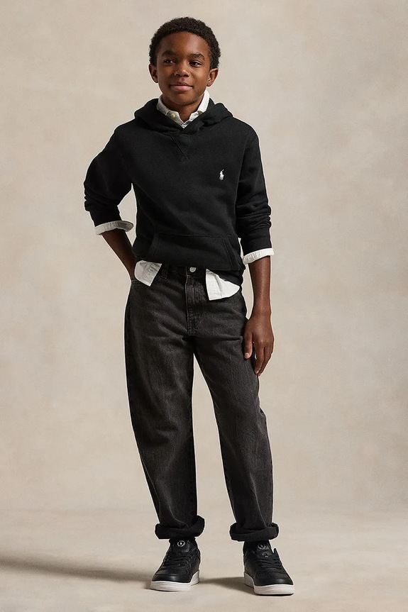 Детски суичър Polo Ralph Lauren черен 323749954035