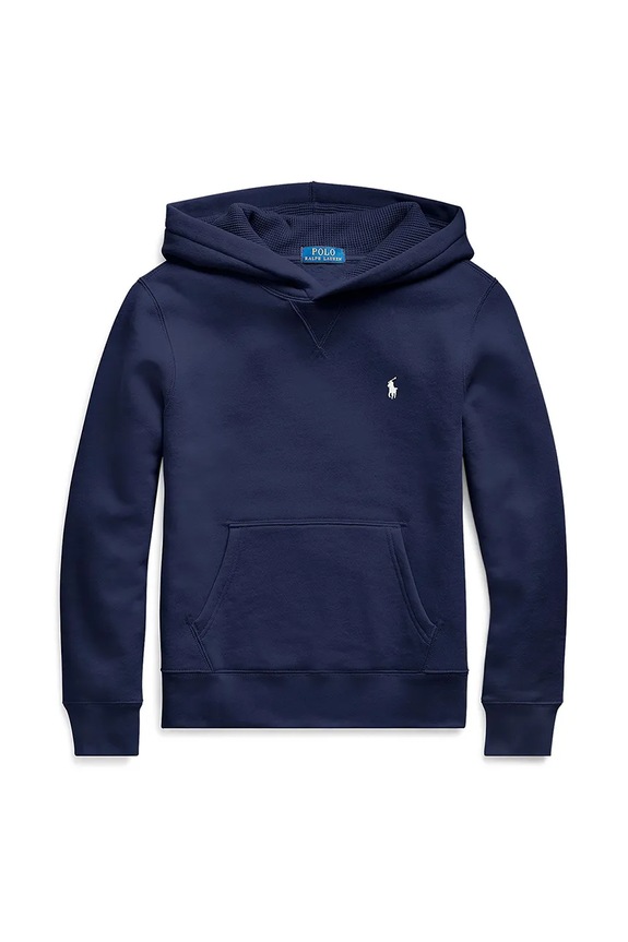 Dětská mikina Polo Ralph Lauren s kapucí námořnická modř 323749954036