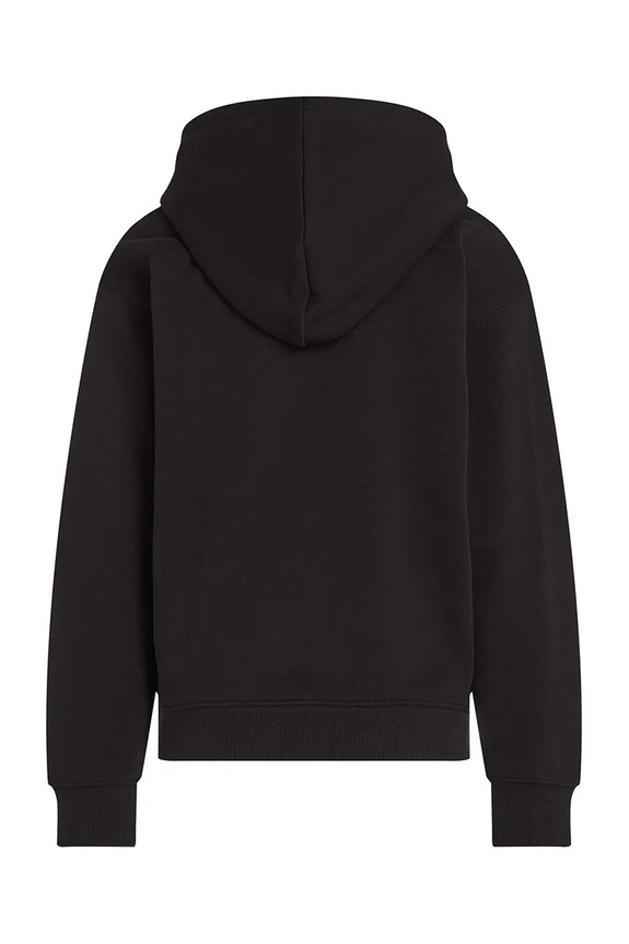 CHLAPEC Dětská bavlněná mikina Calvin Klein Jeans 0 IB0IB02380.116.PPYA černá