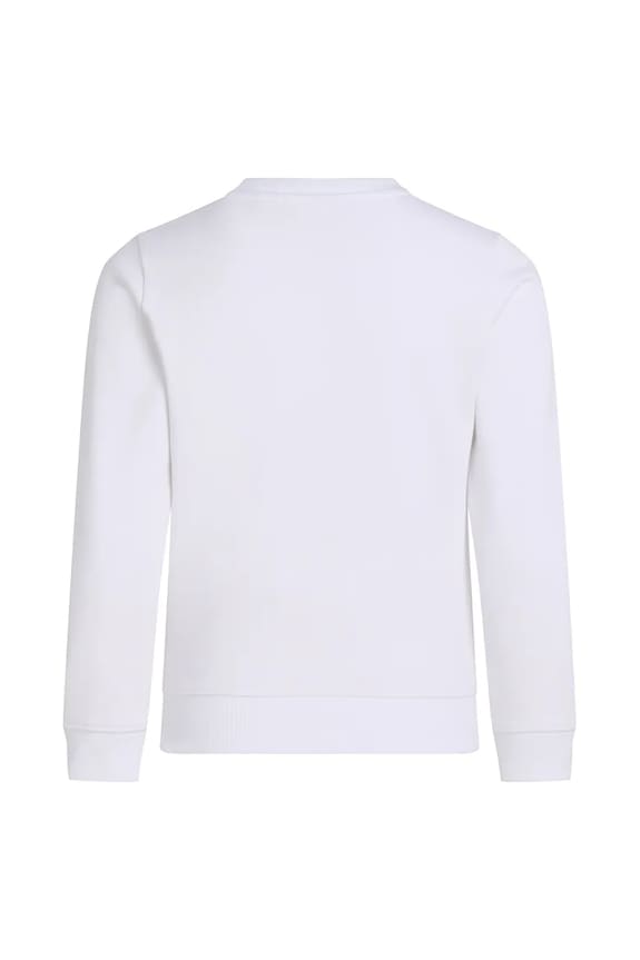 Dječaci Dječja pamučna dukserica Calvin Klein Jeans IU0IU00686.PPYA bijela