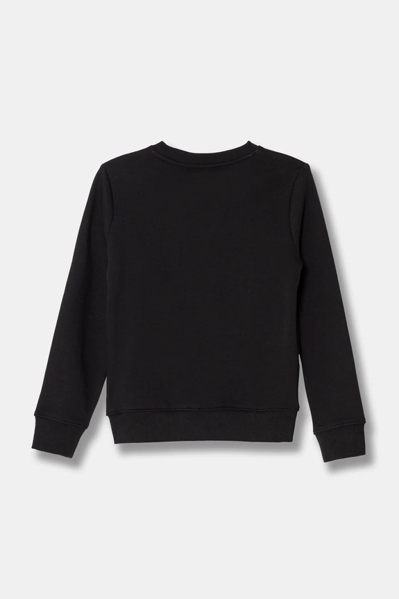 Detská bavlnená mikina Calvin Klein Jeans IU0IU00686.PPYA čierna SS25