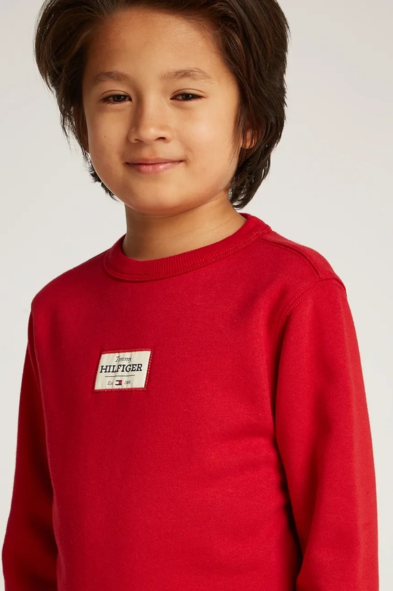 Tommy Hilfiger bluza dziecięca KB0KB09315.128.176.PPYA czerwony