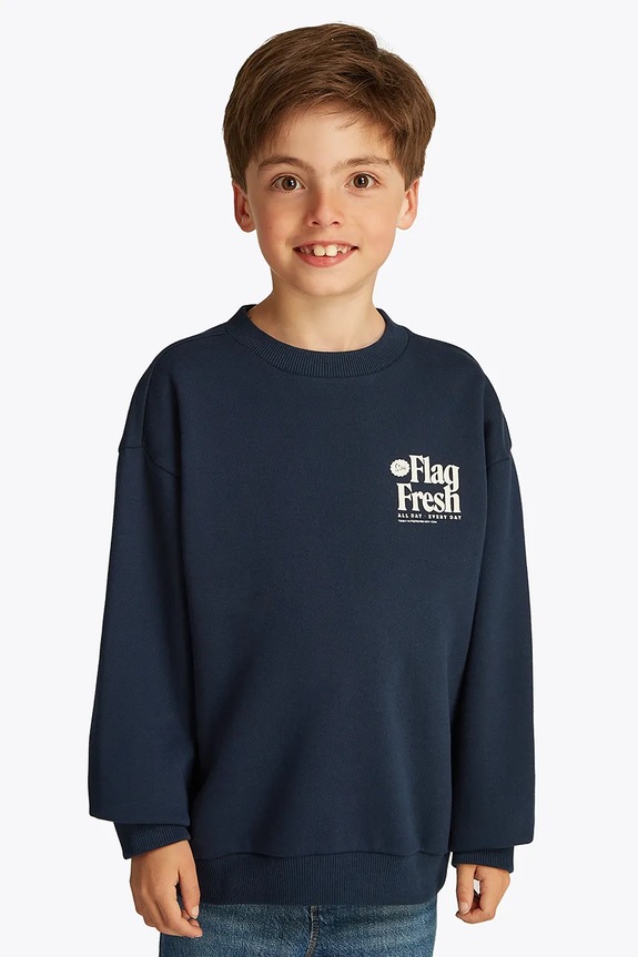 Tommy Hilfiger felpa per bambini senza blu navy KB0KB09596.128.176.PPYA