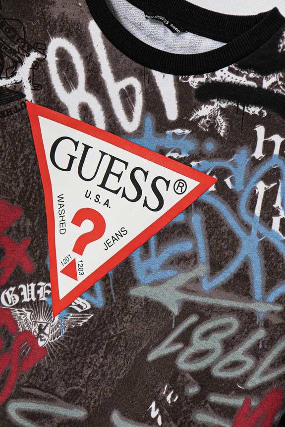 Fiú Guess gyerek melegítőfelső pamutból L5RQ03.KA6R4.PPYA kék
