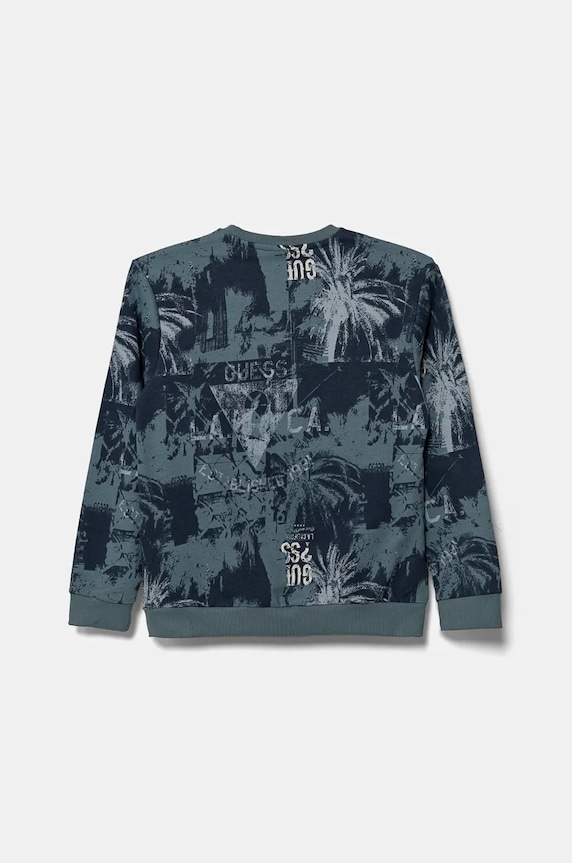 Dětská bavlněná mikina Guess L5RQ08.KA6R4.PPYA námořnická modř SS25