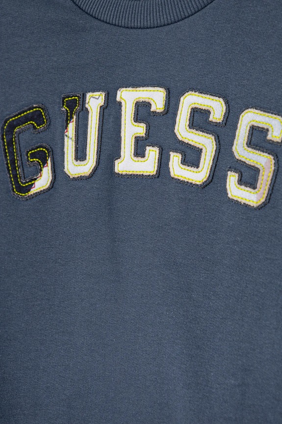 Chłopiec Guess bluza bawełniana dziecięca N5RQ01.KA6R4.PPYA granatowy