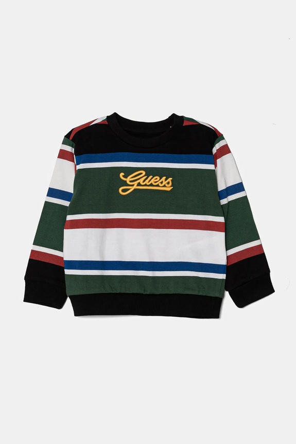 Guess gyerek melegítőfelső pamutból pamut zöld N5RQ10.KC334.PPYA