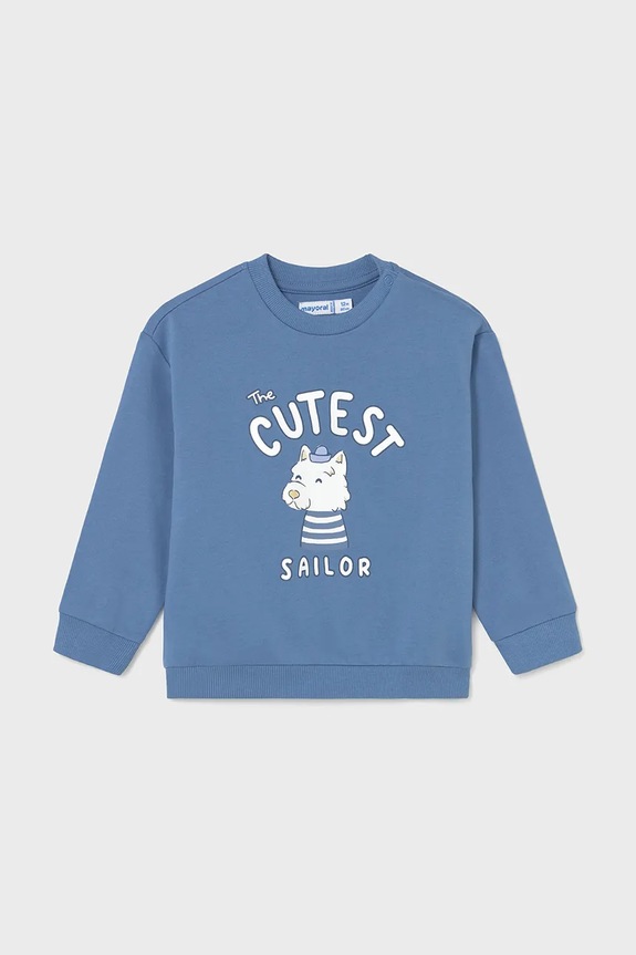 Mayoral bluza z elastanem niebieski 1466.3E.Baby.PPYA