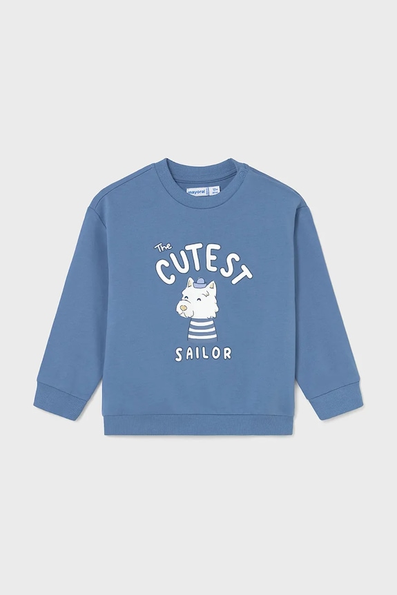 Mayoral bluza z elastanem niebieski 1466.3E.Baby.PPYA