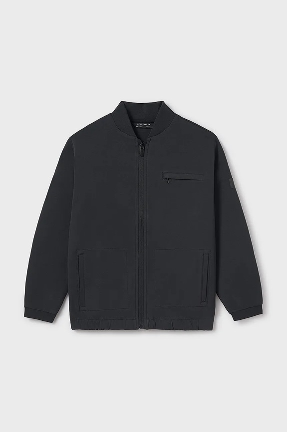 Mayoral bluza dziecięca z elastanem czarny 6488.7A.Junior.PPYA