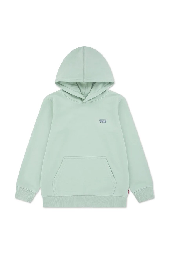 Levi's felpa per bambini MINI BATWING PULL OVER HOO 8EK422 verde SS26