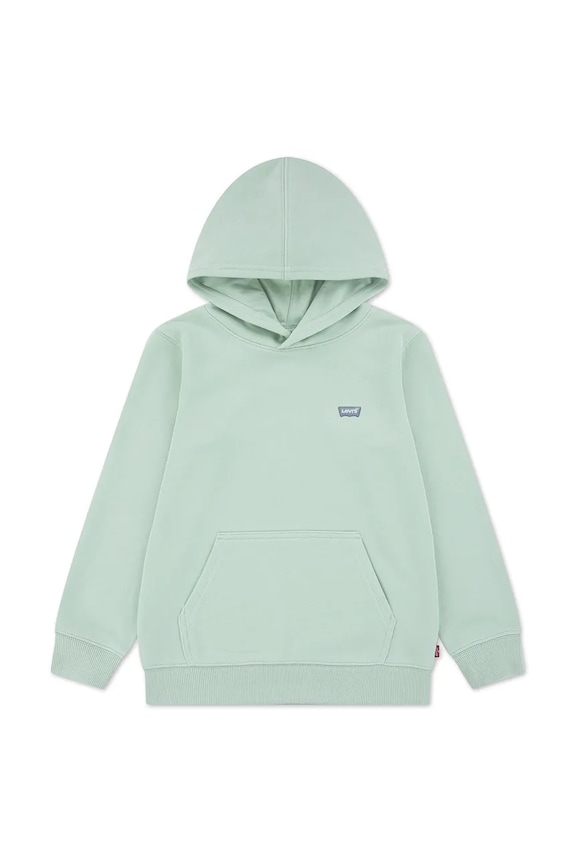Levi's felpa per bambini MINI BATWING PULL OVER HOO 8EK422 verde SS26
