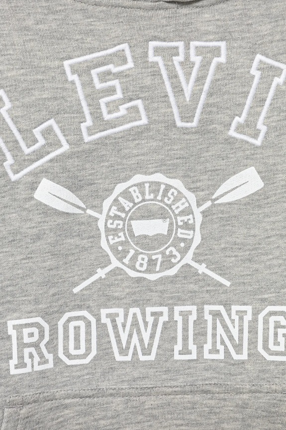 Băieți Levi's bluză copii VARSITY ROWING HOODIE 9EM573 gri