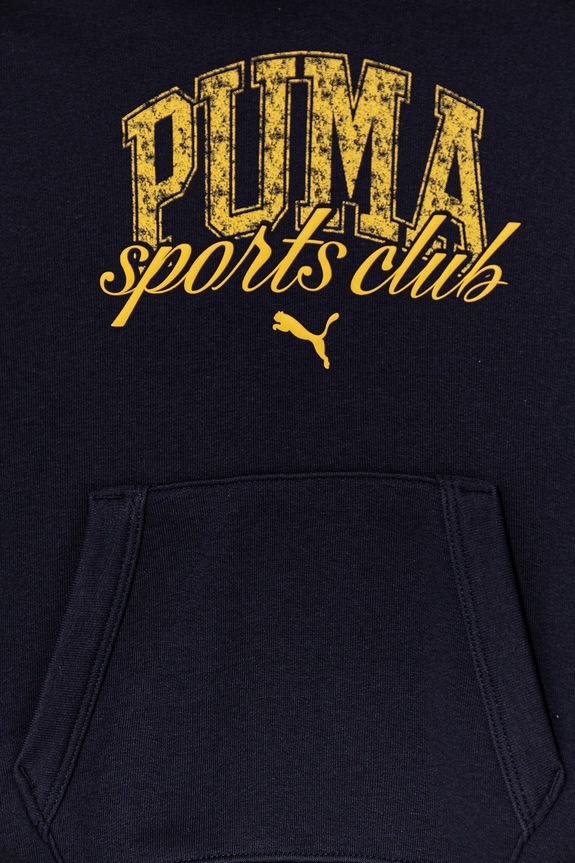 Chlapec Detská bavlnená mikina Puma CLASS Hoodie TR 685798 tmavomodrá