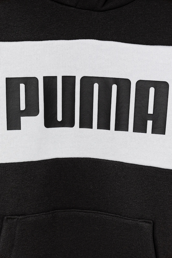 Fiú Puma gyerek felső ESS BLOCK Hoodie TR 685819 fekete