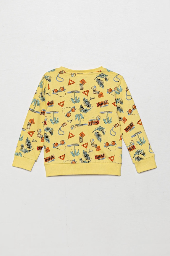 Guess hanorac de bumbac pentru copii N5GQ00.KA6R4.PPYA galben SS25