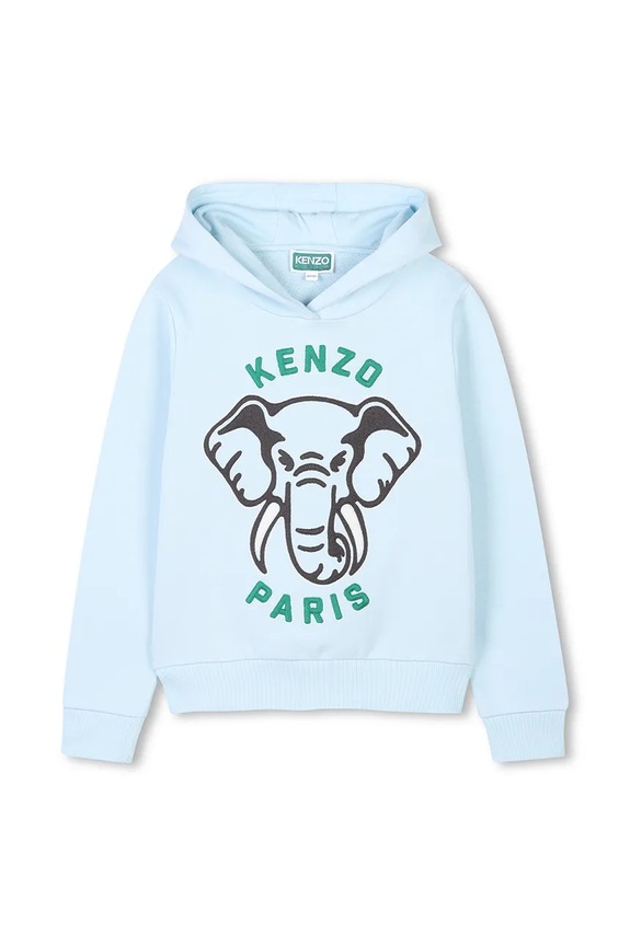 Kenzo Kids bluza bawełniana dziecięca nadruk niebieski K61127.86.108