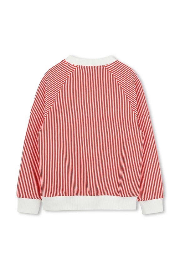 Παιδική βαμβακερή μπλούζα Kenzo Kids K61134.114.150 κόκκινο SS25