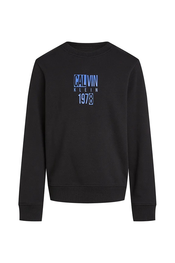 Dětská mikina Calvin Klein Jeans IB0IB02472.116.PPYA černá SS25
