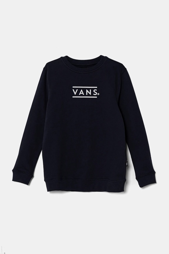 Vans bluza bawełniana dziecięca Half Box Crew nadruk granatowy VN000NVAJDU1