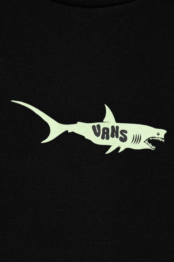 BIMBO Vans felpa in cotone bambino/a The Pack Crew VN000MMABLK1 nero