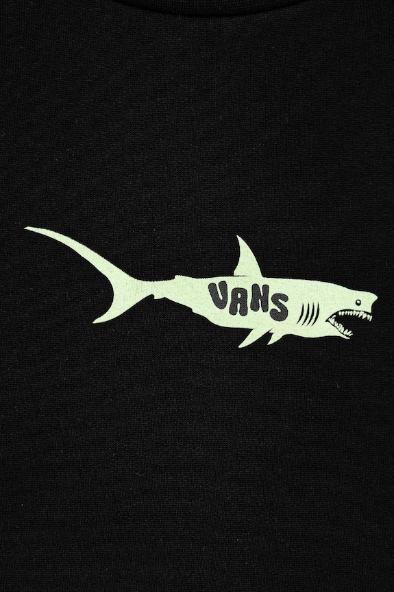 BIMBO Vans felpa in cotone bambino/a The Pack Crew VN000MMABLK1 nero