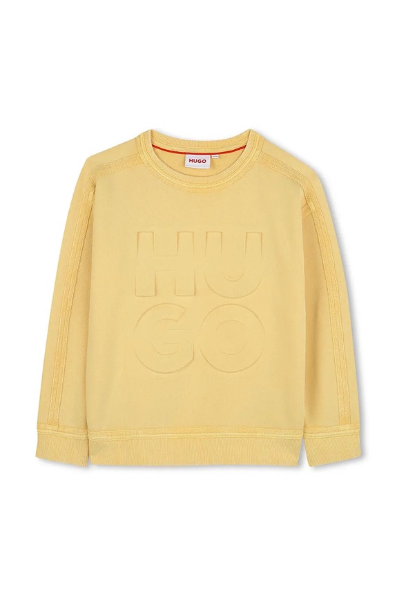 HUGO bluza copii G00353.114.150 galben SS25