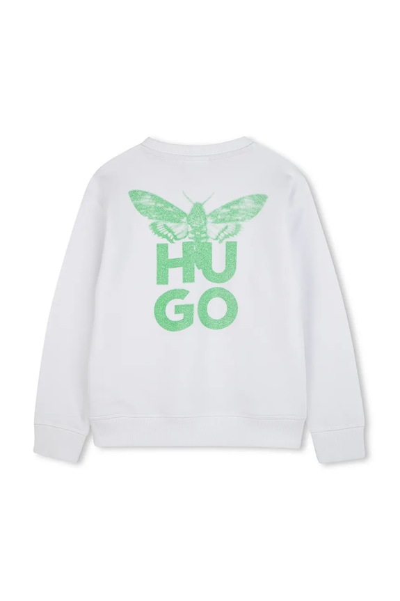 Dečki Otroški pulover HUGO G00357.162.174 bela