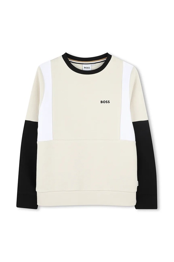 BOSS bluza dziecięca pozostałe beżowy J52026.114.150