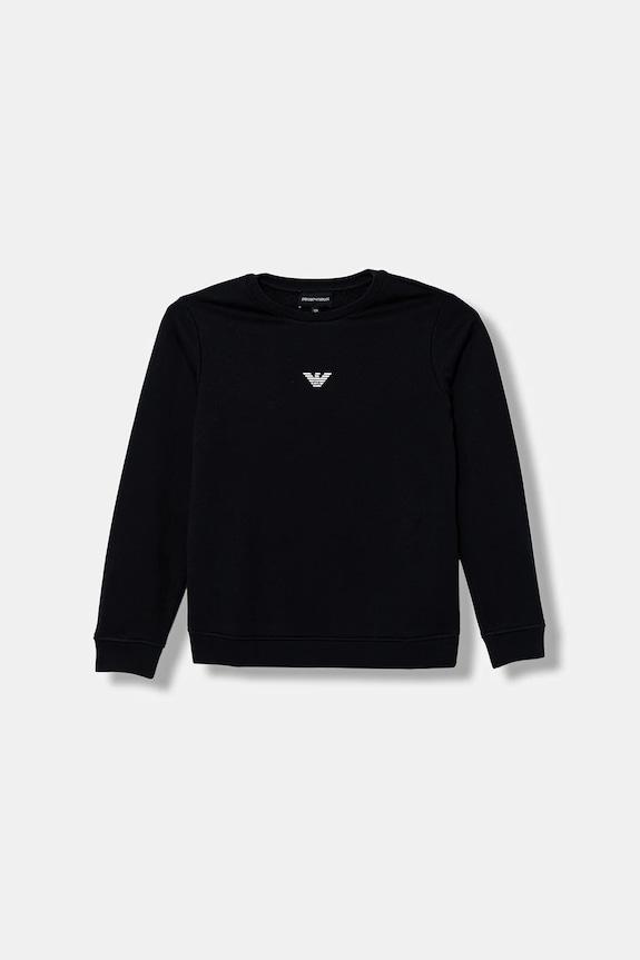Detská mikina Emporio Armani nášivka tmavomodrá EB000302.AF14681