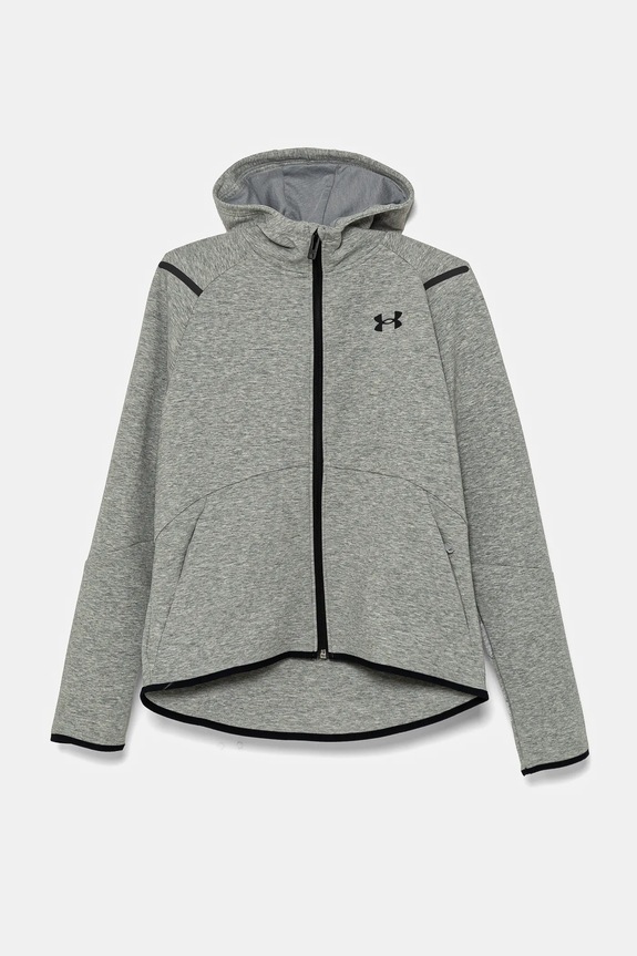 Παιδική μπλούζα Under Armour Unstoppable Flc FZ με κουκούλα γκρί 1386687