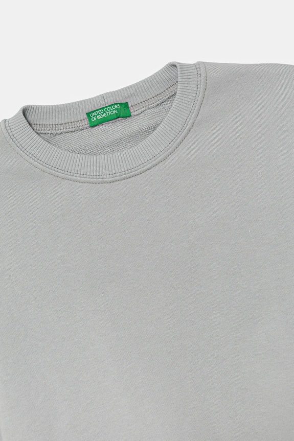 Fiú United Colors of Benetton gyerek melegítőfelső pamutból 3UNIG10II.P.Seasonal szürke