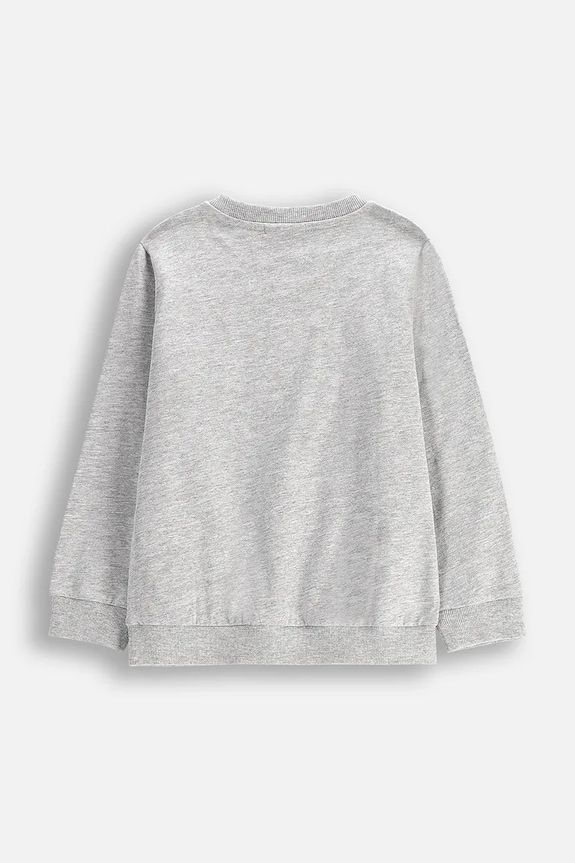 Dětská mikina Coccodrillo WC5143102MBK šedá SS25