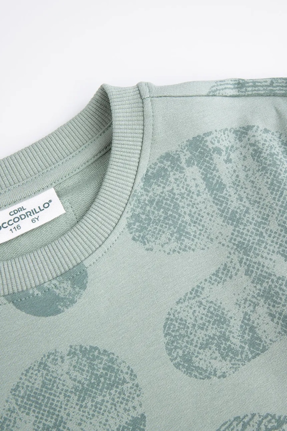 Coccodrillo bluza dziecięca zielony WC5132101SBK