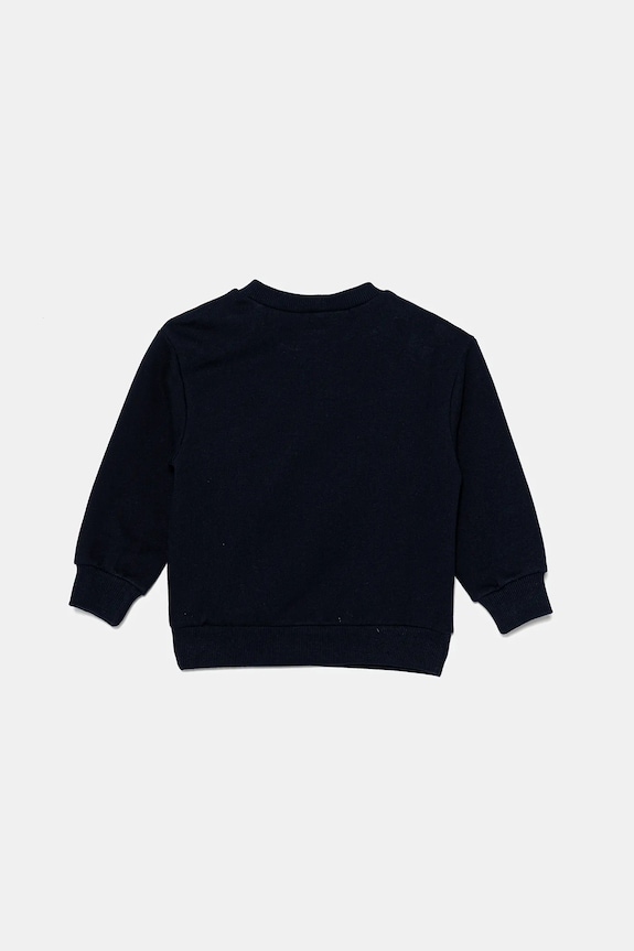 Detská bavlnená mikina United Colors of Benetton 3J68G10I2.P.Seasonal tmavomodrá SS25