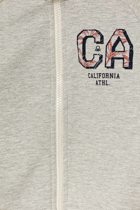 Αγορίστικα Παιδική βαμβακερή μπλούζα United Colors of Benetton 3BC1G503R.P.Seasonal γκρί