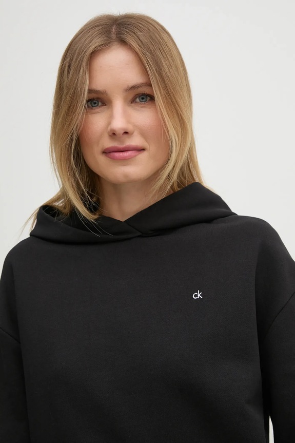 Bavlněná mikina Calvin Klein černá K20K208126
