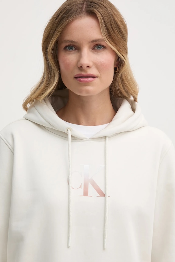 Mikina Calvin Klein Jeans béžová J20J224721