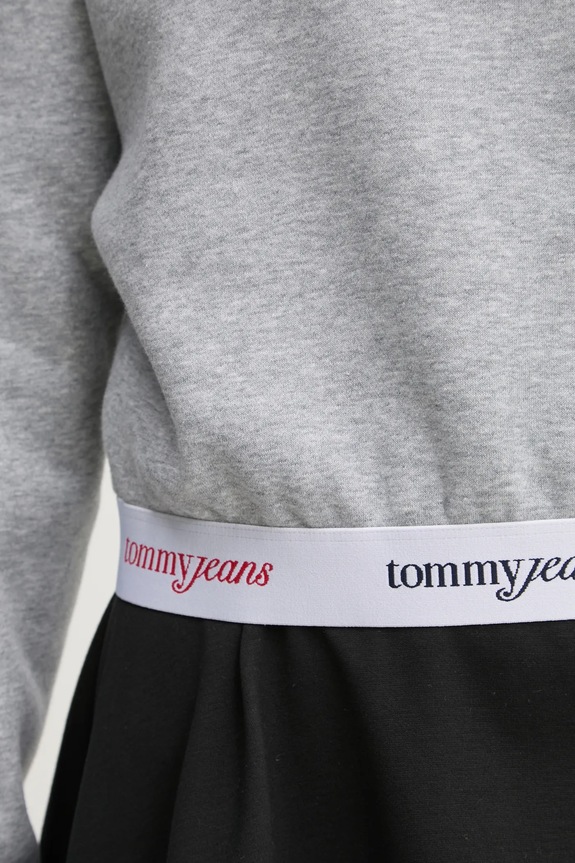 Tommy Jeans felső DW0DW19402 szürke