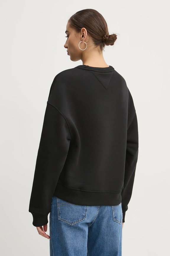 Oblečenie Bavlnená mikina Tommy Jeans DW0DW19408 čierna