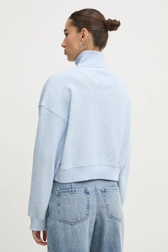 Oblečenie Bavlnená mikina Tommy Jeans DW0DW19410 modrá