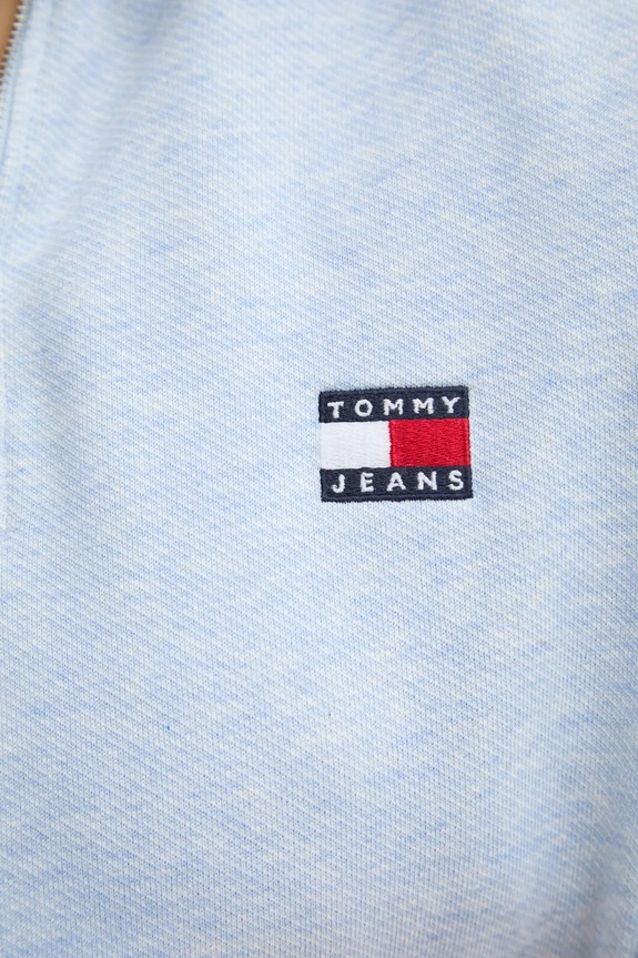 Bavlnená mikina Tommy Jeans DW0DW19410 modrá