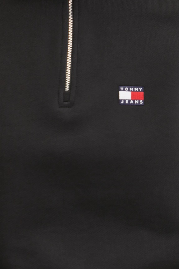 Bavlněná mikina Tommy Jeans DW0DW19410 černá
